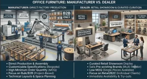 Office Furniture Manufacturer vs Furniture Dealer